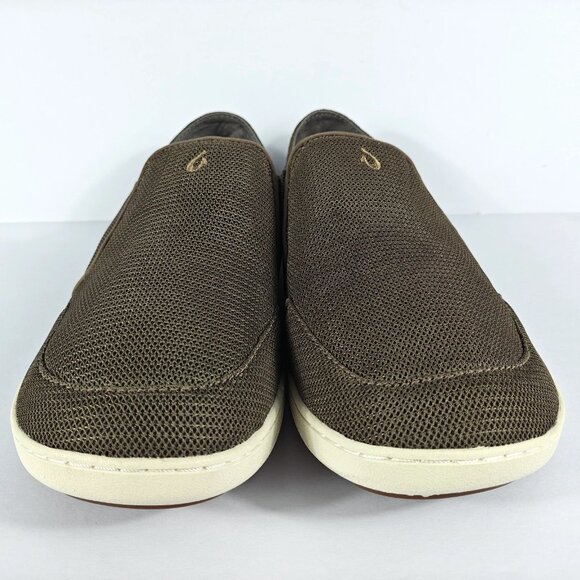 Olukai Nohea Mesh Mustang Green Men’s Slip On Shoes Size 10 M Casual Comfort - Picture 3 of 16